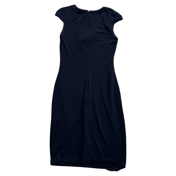 David Meister V-Neck Bow Cocktail Dress Sz 4 - Picture 5 of 6